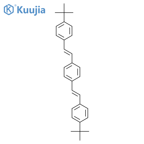 Benzene, 1,4-bis[(1E)-2-[4-(1,1-dimethylethyl)phenyl]ethenyl]- structure