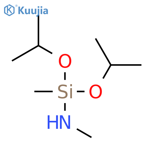 Silanamine, N,1-dimethyl-1,1-bis(1-methylethoxy)- structure