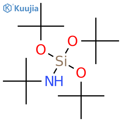 Silanamine, 1,1,1-tris(1,1-dimethylethoxy)-N-(1,1-dimethylethyl)- structure
