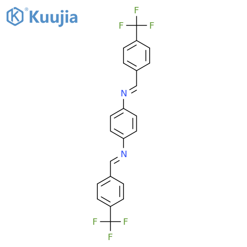 1,4-Benzenediamine, N,N'-bis[[4-(trifluoromethyl)phenyl]methylene]- structure