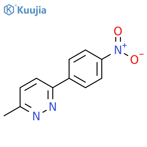 3-methyl-6-(4-nitrophenyl)-Pyridazine structure