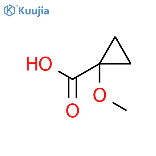 1-methoxycyclopropane-1-carboxylic acid structure