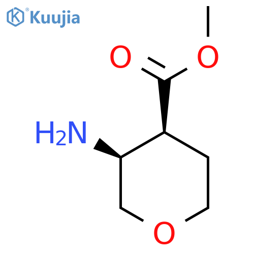 methyl (3S,4S)-3-aminooxane-4-carboxylate structure
