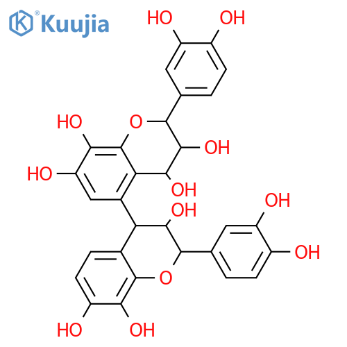 3,3',4',7,8-Pentahydroxyflavan-(4→5)-3,3',4,4',7,8-hexahydroxyflavan; (2R,2'R,3S,3'R,4β,4'S)-form structure