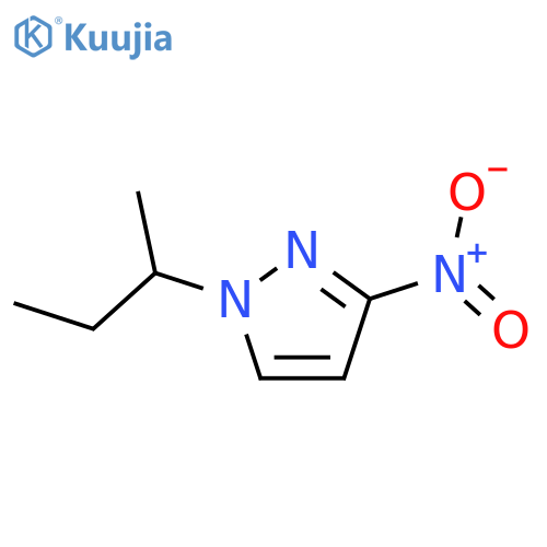 1-(butan-2-yl)-3-nitro-1H-pyrazole structure