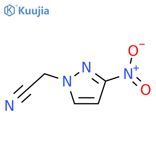 (3-Nitro-1H-pyrazol-1-yl)acetonitrile structure