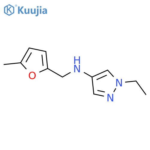 1-ethyl-N-(5-methylfuran-2-yl)methyl-1H-pyrazol-4-amine structure