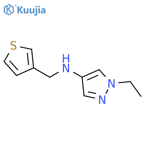 1-ethyl-N-(thiophen-3-yl)methyl-1H-pyrazol-4-amine structure