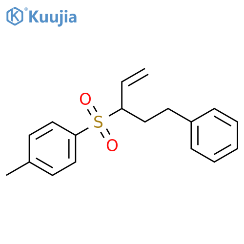 Benzene, 1-methyl-4-[[1-(2-phenylethyl)-2-propenyl]sulfonyl]- structure