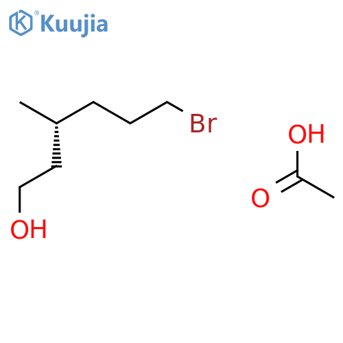 1-Hexanol, 6-bromo-3-methyl-, acetate, (R)- structure