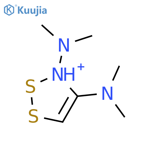 1,2,4-Dithiazol-1-ium,3,5-bis(dimethylamino)-, chloride (1:1) structure