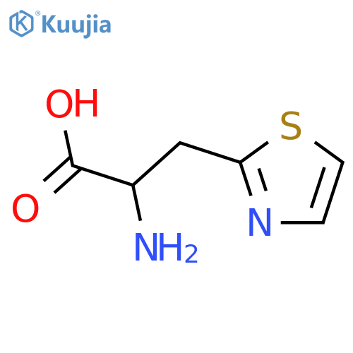 2-Amino-3-(thiazol-2-yl)propanoic acid structure