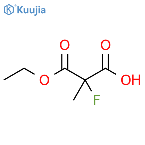 Propanedioic acid, fluoromethyl-, monoethyl ester structure