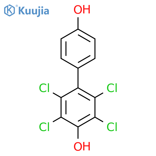 [1,1'-Biphenyl]-4,4'-diol,2,3,5,6-tetrachloro- structure