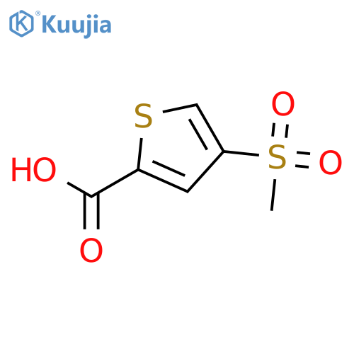 4-Methanesulfonylthiophene-2-carboxylic Acid structure