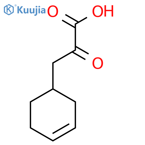3-(cyclohex-3-en-1-yl)-2-oxopropanoic acid structure