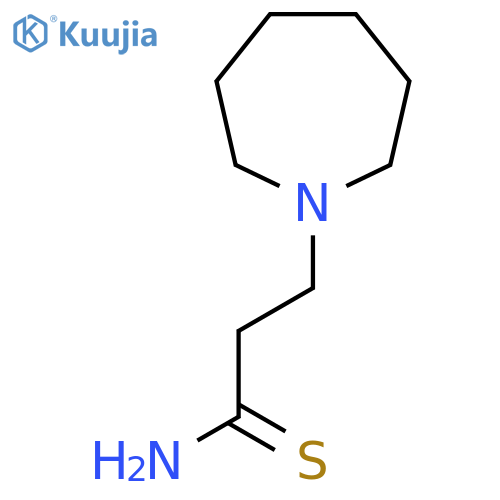 3-(Azepan-1-yl)propanethioamide structure