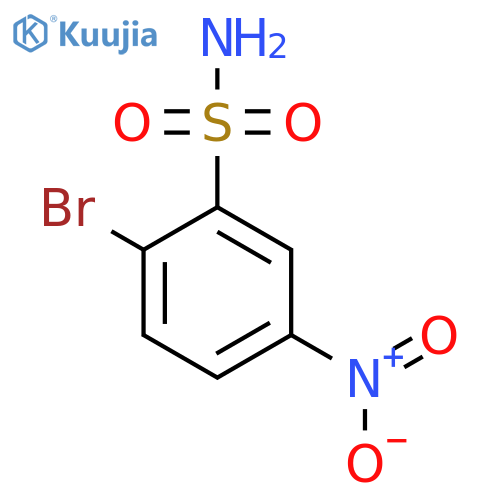2-Bromo-5-nitrobenzene-1-sulfonamide structure
