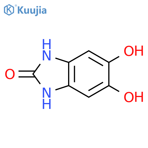 2H-Benzimidazol-2-one,1,3-dihydro-5,6-dihydroxy- structure