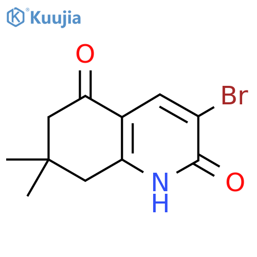 3-Bromo-7,7-dimethyl-7,8-dihydroquinoline-2,5(1H,6H)-dione structure