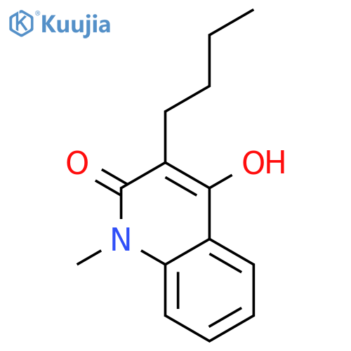 3-Butyl-4-hydroxy-1-methylquinolin-2(1H)-one structure