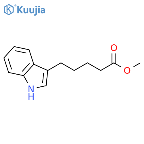 1H-Indole-3-pentanoic acid, methyl ester structure