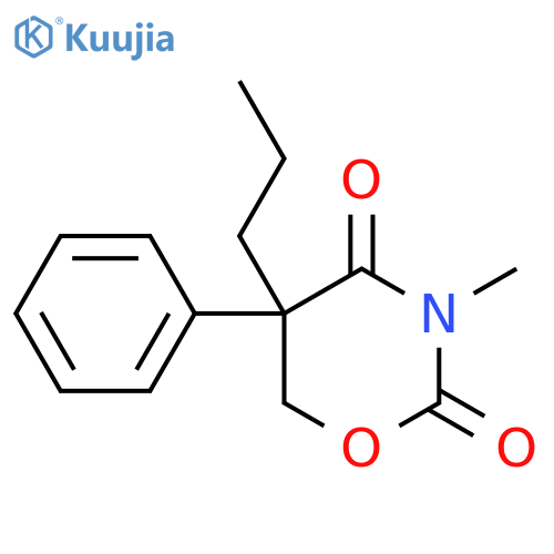 2H-1,3-Oxazine-2,4(3H)-dione,dihydro-3-methyl-5-phenyl-5-propyl- structure