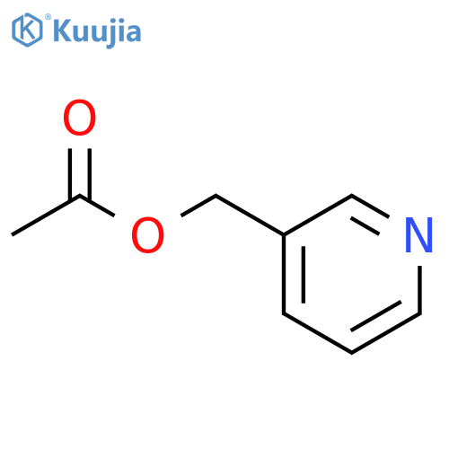(pyridin-3-yl)methyl acetate structure
