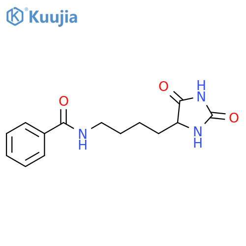 Benzamide, N-[4-(2,5-dioxo-4-imidazolidinyl)butyl]- structure