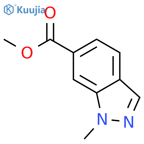 Methyl 1-methyl-1H-indazole-6-carboxylate structure