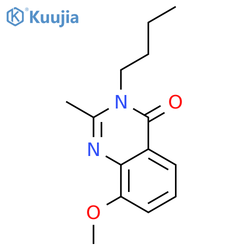 4(3H)-Quinazolinone,3-butyl-8-methoxy-2-methyl- structure