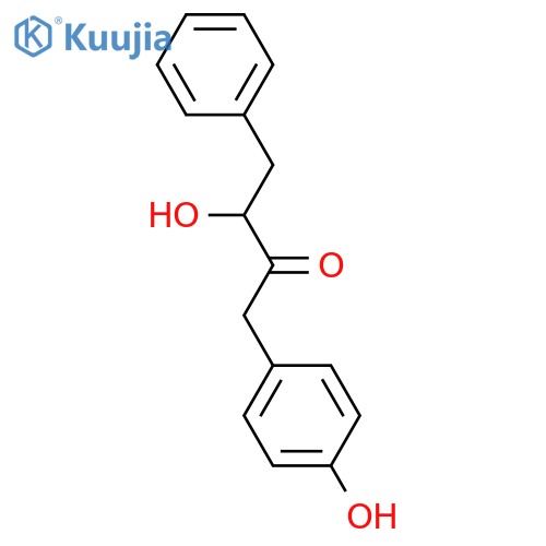 3-Hydroxy-4-(4-hydroxyphenyl)-1-phenyl-2-butanone; (S)-form, 4'-Deoxy, 4''-hydroxy structure