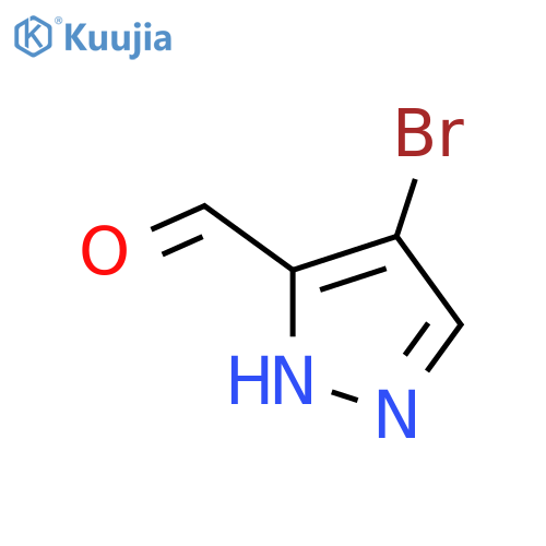 4-Bromo-1H-pyrazole-5-carbaldehyde structure