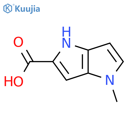 4-methyl-1H,4H-pyrrolo3,2-bpyrrole-2-carboxylic acid structure