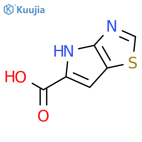 4H-pyrrolo[2,3-d][1,3]thiazole-5-carboxylic acid structure