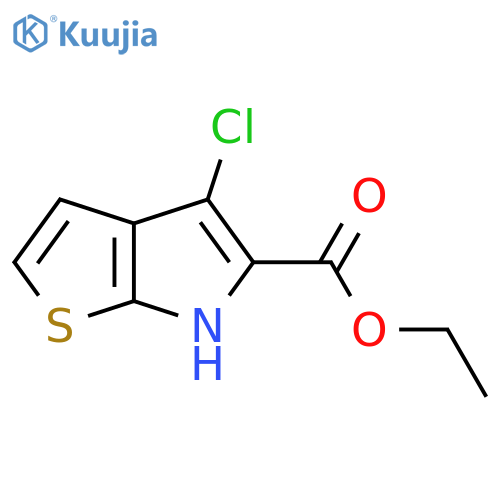 ethyl 4-chloro-6H-thieno[2,3-b]pyrrole-5-carboxylate structure