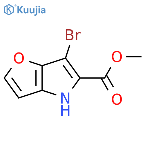 methyl 6-bromo-4H-furo[3,2-b]pyrrole-5-carboxylate structure