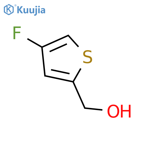 (4-fluorothiophene-2-yl)methanol structure