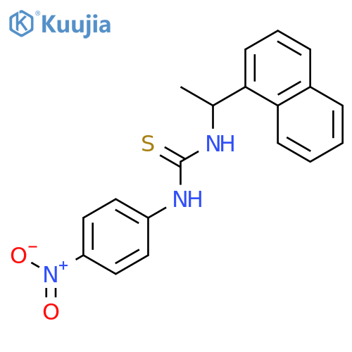 Thiourea, N-[1-(1-naphthalenyl)ethyl]-N'-(4-nitrophenyl)- structure