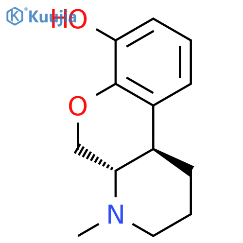 2H-[1]Benzopyrano[3,4-b]pyridin-7-ol, 1,3,4,4a,5,10b-hexahydro-4-methyl-, trans- structure