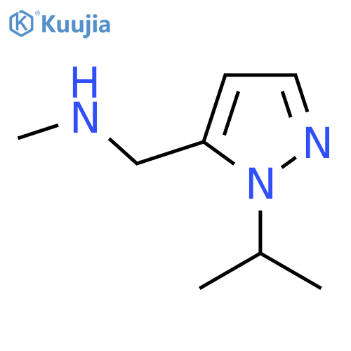 methyl({1-(propan-2-yl)-1H-pyrazol-5-ylmethyl})amine structure