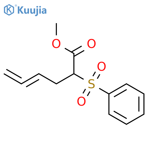 Methyl 2-(benzenesulfonyl)hexa-4,5-dienoate structure