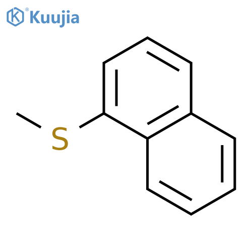 Naphthalene,1-(methylthio)- structure