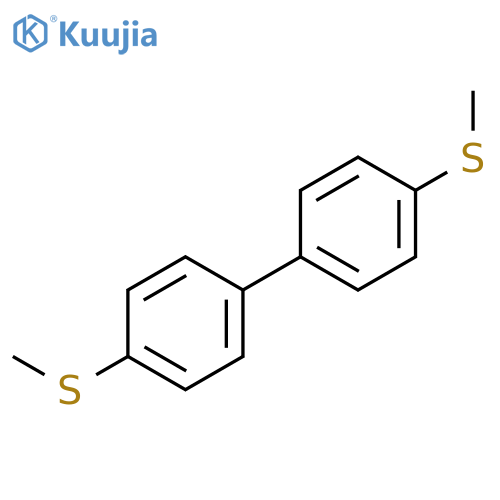 1,1'-Biphenyl, 4,4'-bis(methylthio)- structure