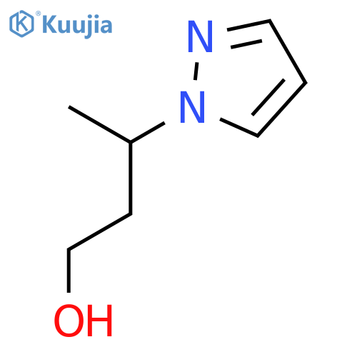 3-(1H-Pyrazol-1-yl)butan-1-ol structure