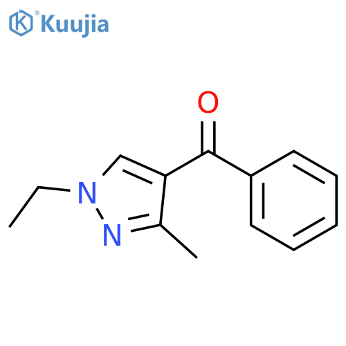 4-benzoyl-1-ethyl-3-methyl-1H-pyrazole structure