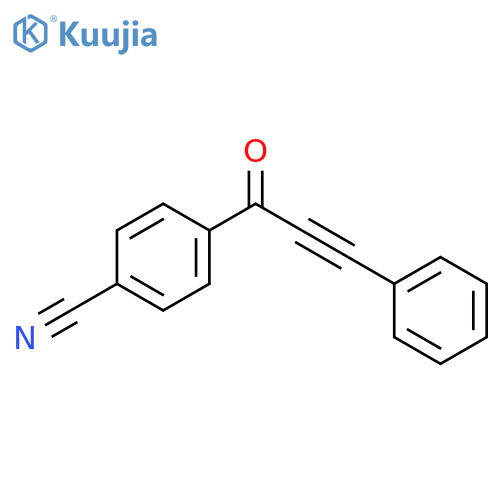 Benzonitrile, 4-(1-oxo-3-phenyl-2-propynyl)- structure
