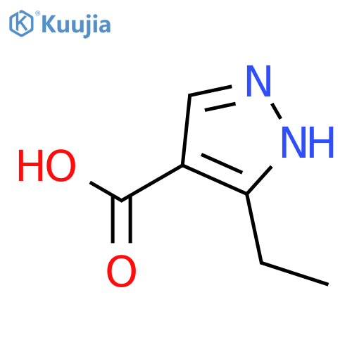 5-Ethyl-1H-pyrazole-4-carboxylic acid structure