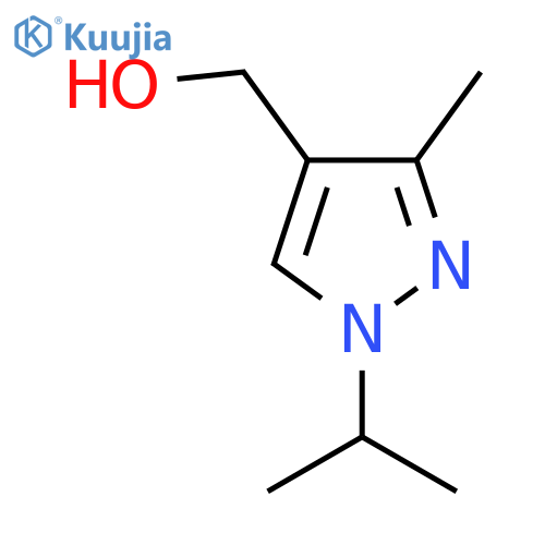 [3-methyl-1-(propan-2-yl)-1H-pyrazol-4-yl]methanol structure