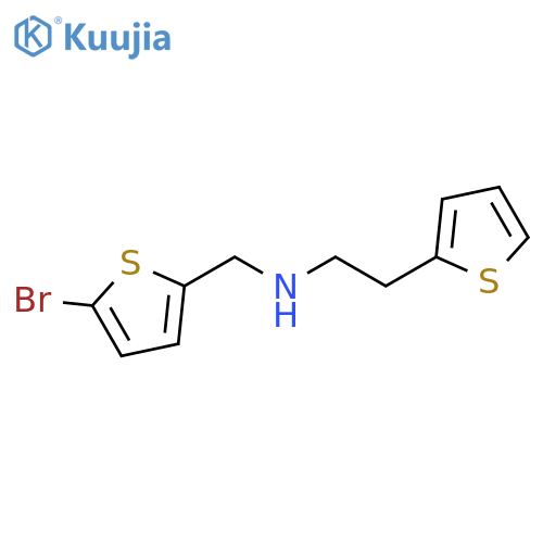 (5-bromothiophen-2-yl)methyl2-(thiophen-2-yl)ethylamine structure